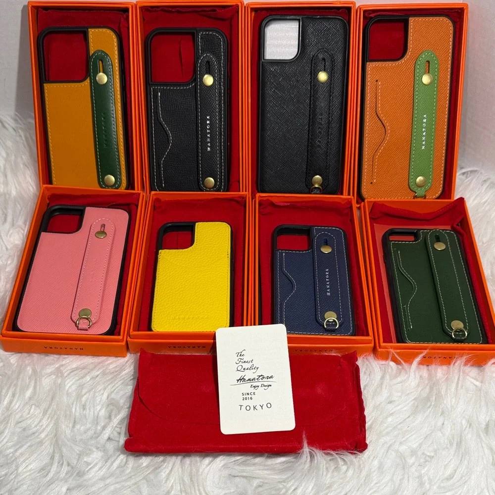 8 HANATORA Stylish Leather Phone Case with Card Slot